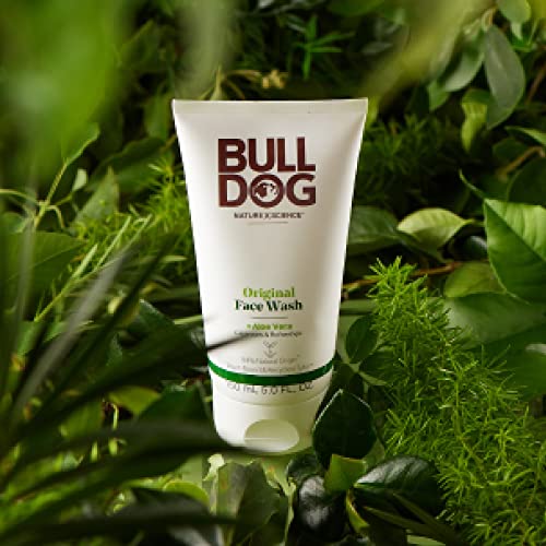 BULLDOG Mens Skincare and Grooming, Original Face Wash/Scrub, 5 Fluid Ounce