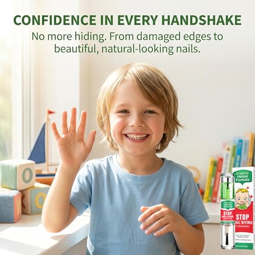 Nail Biting Prevention Bitter Polish for Kids | 2-in-1 Deterrent