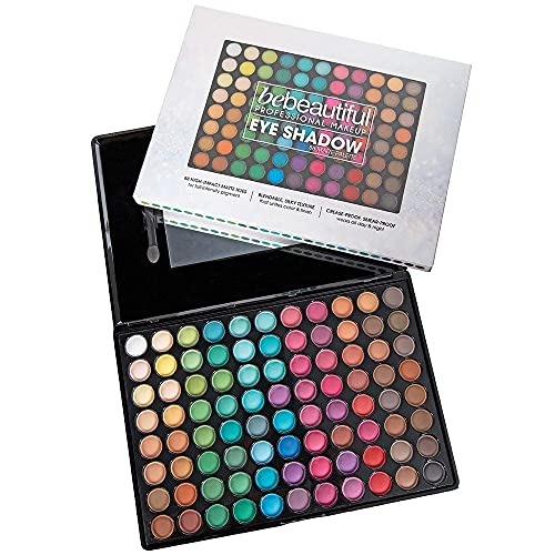88-Color Matte Eyeshadow Palette with Mirror & Applicators