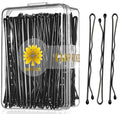 KANPRINCESS 100PCS Black Bobby Pins for All Hair Types