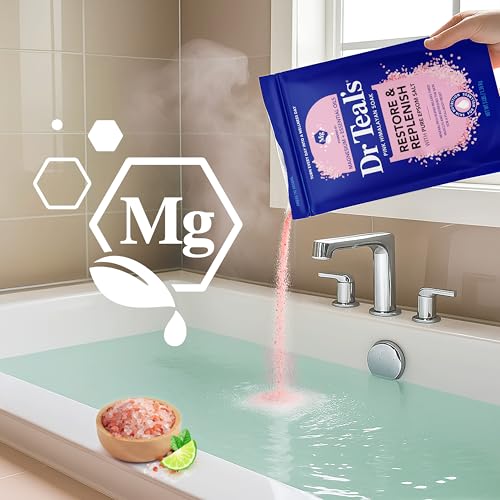 Epsom Salt Soak with Pink Himalayan Salt - Magnesium Relaxation, 3 lbs