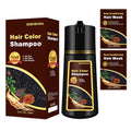 Onilyua 3-in-1 Black Hair Dye Shampoo - Long-Lasting Gray Coverage