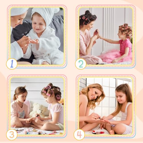 Plauva 26-Piece French Tip Press-On Nails for Kids & Teens