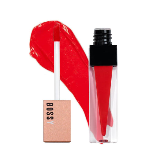 Bossy Cosmetics Liquid Lipstick for Women, Long Lasting All Day Wear, Matte, Vegan & Cruelty-Free, Hydrating, Healthy & Full Lips, Paraben Free, Oprah's Favorite Things 2023 (COURAGE - CORAL COLOR)