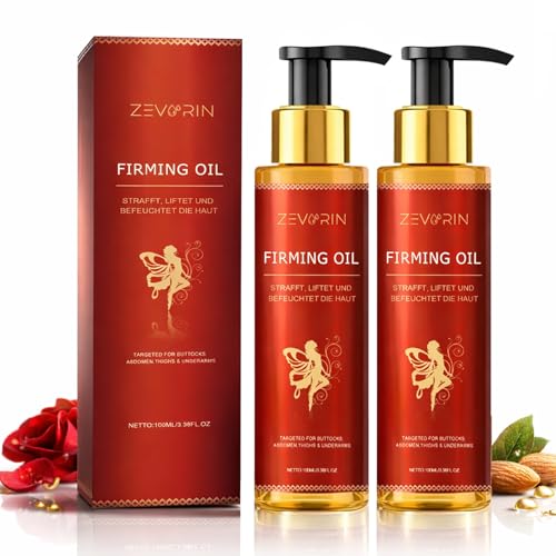 Firming Oil - SkinTightening & Hydrating, for Arms, Legs, Stomach, Deep Moisturizing Body Oil (2 Pack)