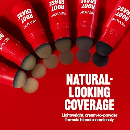 Revlon Root Erase Hair Concealer, Dark Brown, Gray Coverage