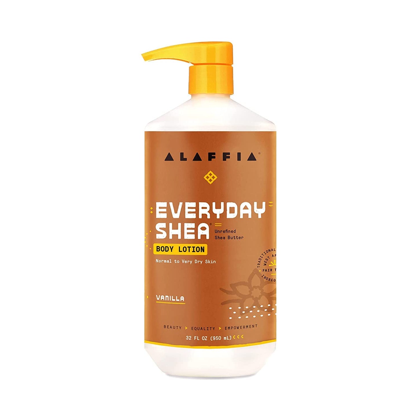 Alaffia EveryDay Shea Body Lotion, Vanilla 32 fl oz