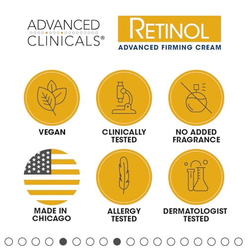 Advanced Clinicals Manuka Honey Hydrating Cream + Retinol Firming Cream Set