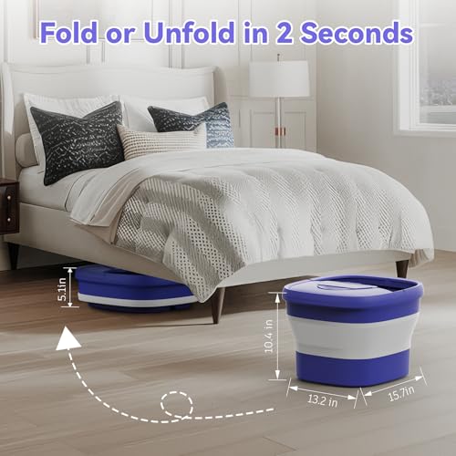 Collapsible Foot Spa Massager with Heat and Remote Control