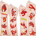 Crawfish Temporary Tattoos 144 PCS Party Favors
