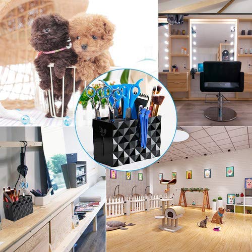 Professional Salon Scissors Holder Box - Acrylic Storage for Salon Combs