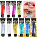 10 Colors Chunky Body Glitter Gel – Eyes, Hair, Nails