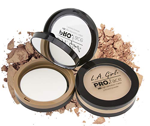 L.A. Girl PRO.Face Matte Pressed Powder, Toffee GPP613 (Pack of 3)