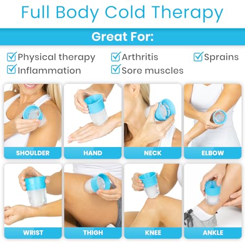 Arctic Flex Ice Roller for Face - 2 Pack Facial Massage Tool
