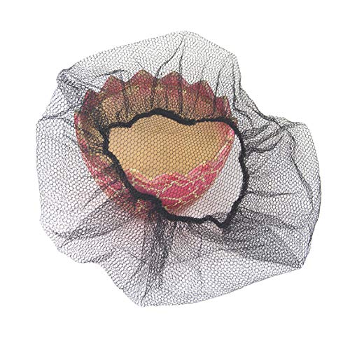 Disposable Hair Net Caps 100 Pack Black Food Service