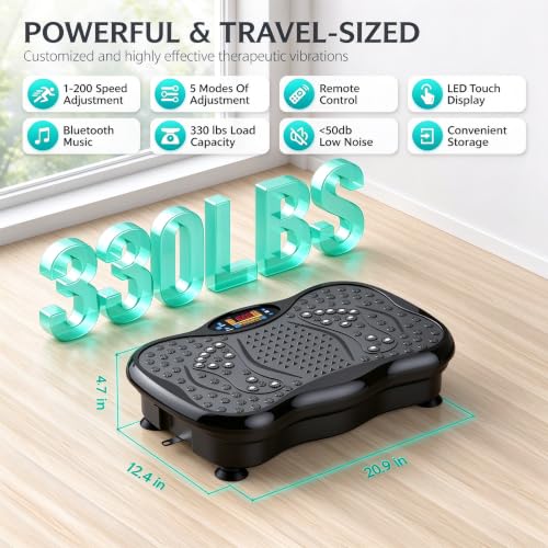Vibration Plate Exercise Machine for Weight Loss & Muscle Recovery