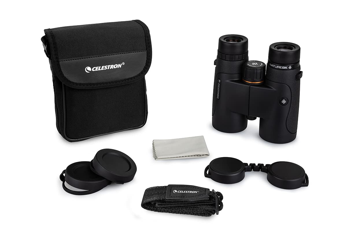 Celestron – Nature DX 10x42 Binoculars – Outdoor and Birding Binocular – Fully Multi-coated with BaK-4 Prisms – Rubber Armored – Fog & Waterproof Binoculars