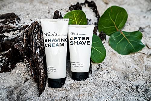 Would Men's Shaving Cream - Menthol & Fragrance-Free, 7 fl oz, Thick Lather, Soothing & Moisturizing, Pre-Shave Support, Softens Facial Hair, Multipurpose
