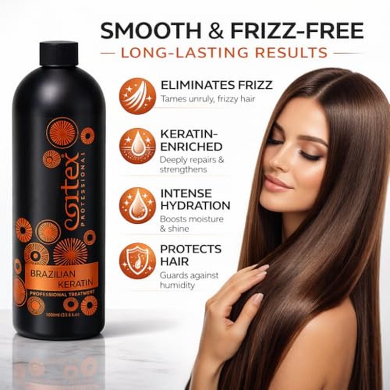 Cortex Brazilian Keratin Hair Treatment for Coarse, Curly Hair