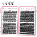 Lash Clusters Kit 640Pcs 30D-60D Eyelash Extensions with Tools