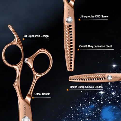 YASAKA 6" Cobalt Steel Thinning Shears for Precision Cutting