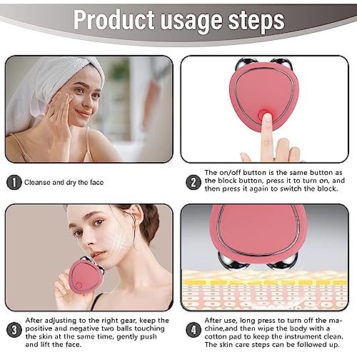Microcurrent Face Lifting Massager - 3 Modes, Rechargeable