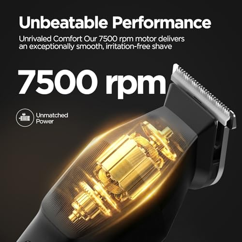 Yineel HC600 Cordless Beard Trimmer for Men, 6-in-1 Grooming Kit