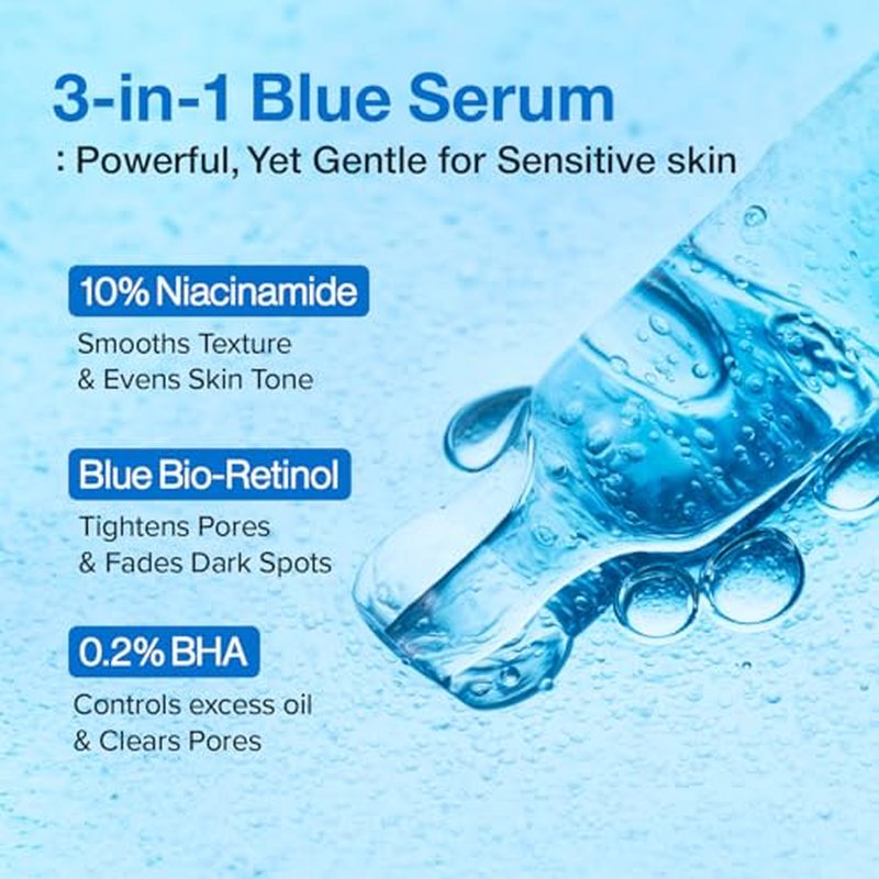 Numbuzin No.3 Blue Bio-Retinol Pore Serum 30ml