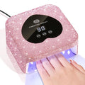 UV Nail Lamp, CHRISTINE SHELLY UV Light for Gel Nails, 48W Plug-in Mini Diamond Nail Lamp Nail Dryer with Touch Control Auto Sensor and 3 Timer Settings Nail Light Curing Lamp, Home
