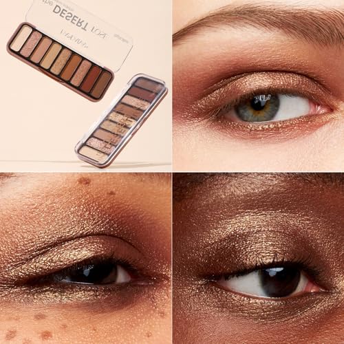 9 Color Eyeshadow Palette – Matte & Shimmer Nude Brown