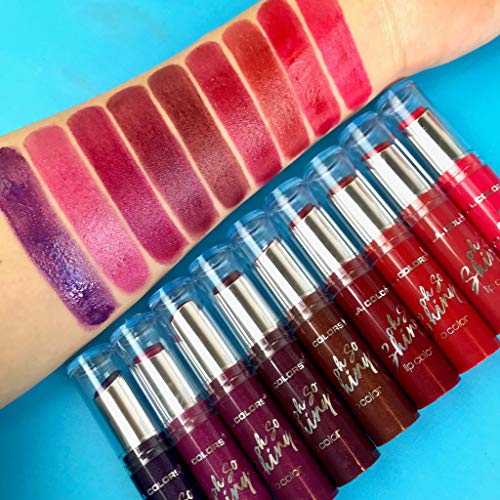 L.A. COLORS Glitzy Girl Oh So Shiny Lip color, Luster CLS585 (Pack of 2)