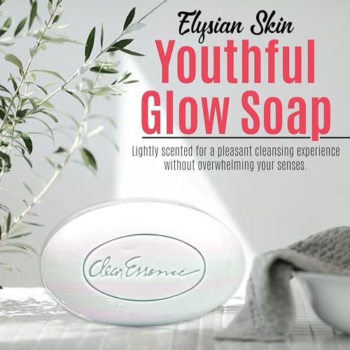 Clear Essence Anti-Aging Complexion Soap W/Alpha Hydroxy Acid - Cleansing and Exfoliating Soap Bar - Anti Aging And Acne Bar - Dermatologist Tested - All Skin Types (5 Oz.)