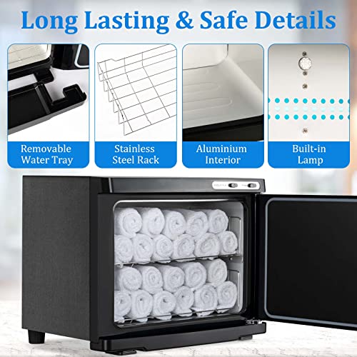 23L Hot Towel Warmer Cabinet with LED Light