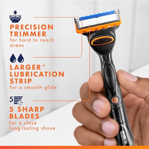 Gillette Fusion5 Power Razor Blade Refills, 8 Count