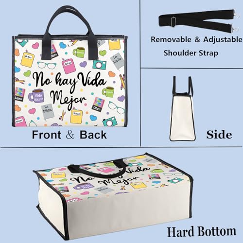 WZMPA JW Pioneer Cosmetic Makeup Bag JW Spanish Pioneer Gifts No Hay Vida Mejor Zipper Pouch Bag For Women Girls (No Hay Vida BG)