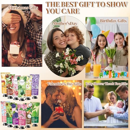 ANKOOY 12 Pack Hand Cream Set - Natural Moisturizing Lotion