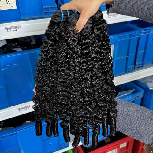 Burmese Curly Hair Bundles 16 Inch 3-Pack 12A Virgin Human Hair