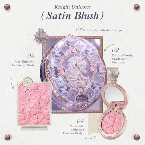 Flower Knows Unicorn Satin Blush – Cool-Toned Lilac Pink (03 Wisteria Whisper)