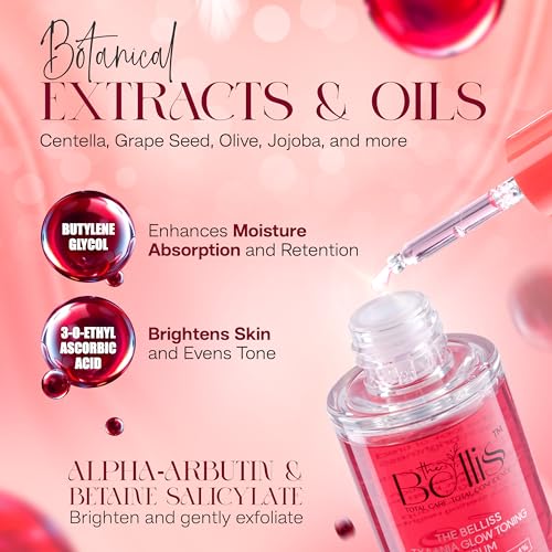 Belliss Niacinamide 10% + Tranexamic Acid 4% Serum (TXA + NIA) ? Niacinamide Serum for Face, Dark Spot Correcting, Brightening & Hydrating ? Fragrance-Free, Sensitive Skin Safe, Made in Korea (30ml)