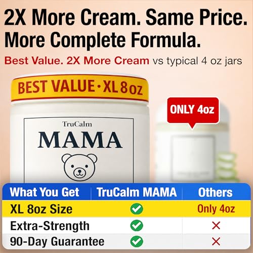 TruCalm Mama Neuropathy Relief Cream - Extra Large 8 Oz