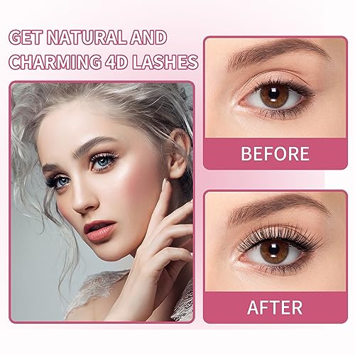 Dual Magnetic Eyelashes Kit - No Glue, 4D Natural Look, Reusable