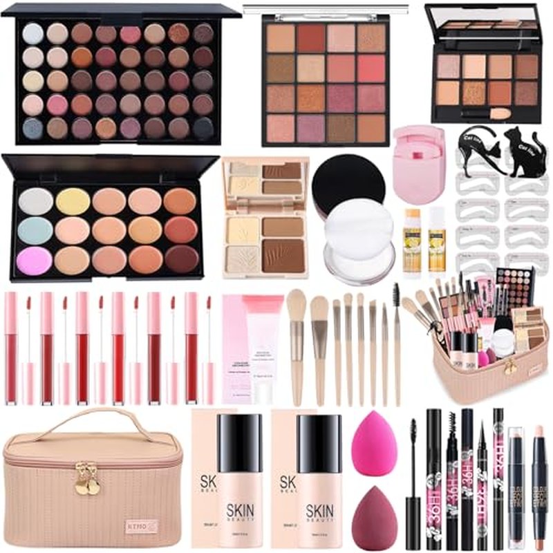 All-in-One Makeup Kit for Women & Teens - Complete Cosmetic Set