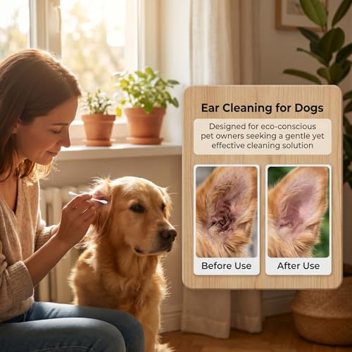400 Long Cotton Swabs with Storage Case - Double-Ended XL Buds for Pet Care & Makeup