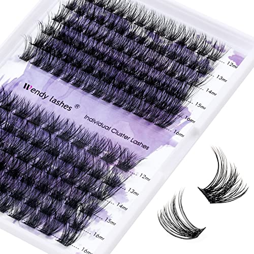 WENDY LASHES Cluster Extensions 12-16mm Mixed D Curl