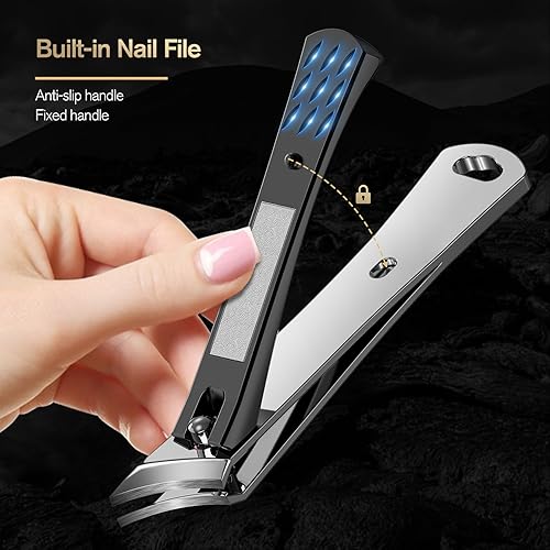 Ingrown Nail Clipper with Slant Curved Blade for Thick Toenails