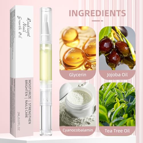 Nail Growth Oil Pen - Strengthener & Repair Treatment for Damaged Nails
