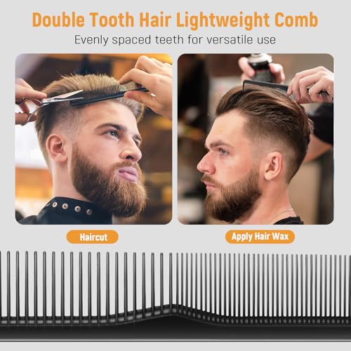 Stylemate Men's Hair Styling Combs & Brush Set for Quiff & Pompadour