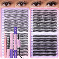 Lash Clusters Kit 700Pcs D Curl Wispy 8-16mm with Bond Seal