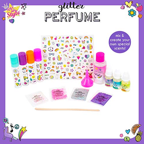 Just My Style Glitter Roller Perfume Kit - 4 DIY Bottles