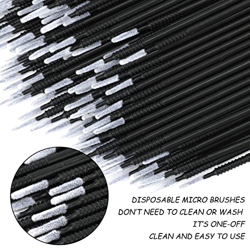 G2PLUS 200PCS Micro Swabs for Eyelash Extensions & Makeup